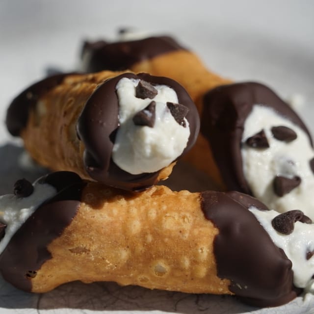 Chocolate Cannoli.