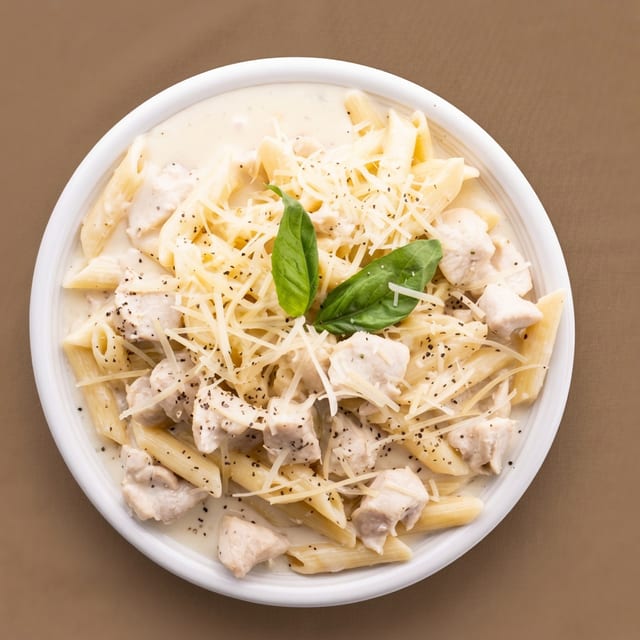 Chicken Alfredo.